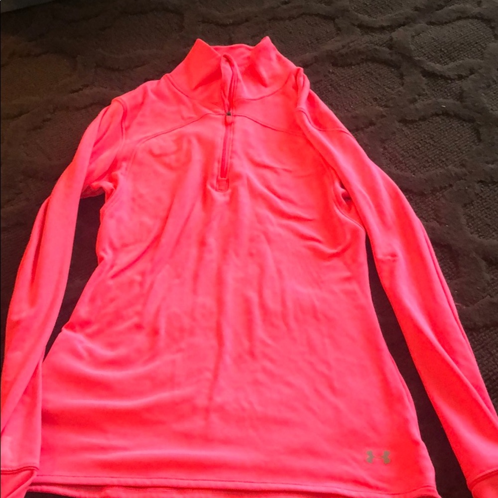 Long pink under armour shirt